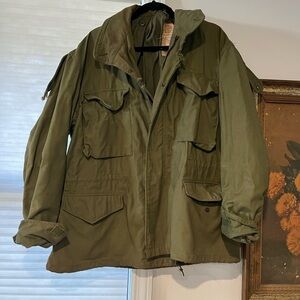 Men's Green vintage Military Jacket